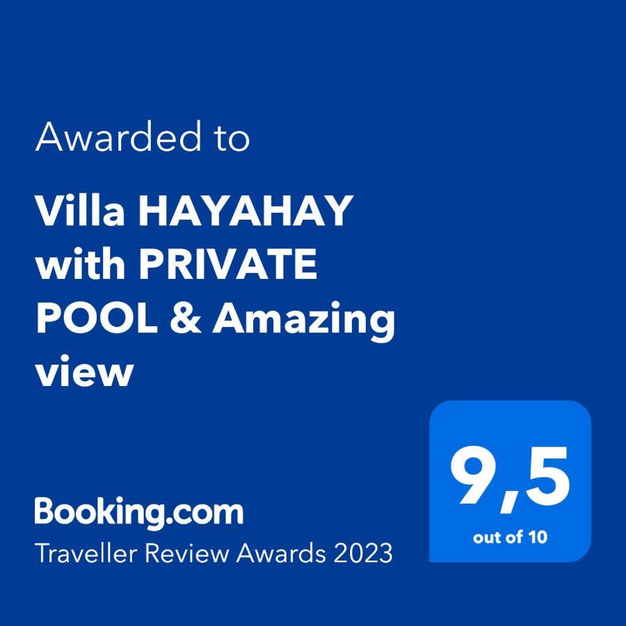 Villa Hayahay With Private Pool & Amazing View Calpe Exterior foto